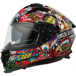 Oneal Challenger Crank V.25 Black Multicolor Κράνος Μηχανής Full Face 1490gr