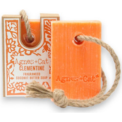 Agnes + Cat Soap On A Rope Clementine Σαπούνι 150gr
