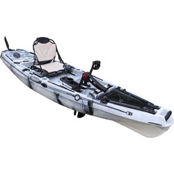 Caribbean Sea Kayaks Πλαστικό Kayak 1 Ατόμου με Πετάλια Λευκό