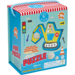 Παιδικό Puzzle Floss & Rock Construction 30 Κομμάτια
