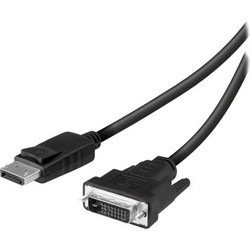 Vivanco Καλώδιο DisplayPort to DVI Male 1.5m Black VNITDPDVI15MMK