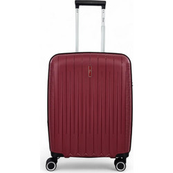 Rain RB80152C Βαλίτσα Καμπίνας 55x40x20cm με 4 Ρόδες Μπορντό