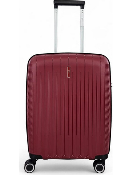 Rain RB80152C Βαλίτσα Καμπίνας 55x40x20cm με 4 Ρόδες Μπορντό