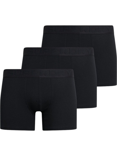 Superdry Ανδρικά Μποξεράκια Σετ 3Pack Μαύρα M3110476A-16A