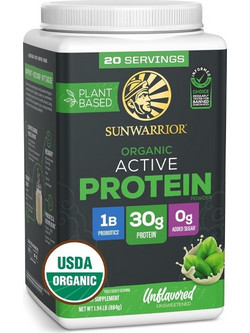 Sunwarrior Active Unflavoured Φυτική Πρωτεΐνη Χωρίς Λακτόζη & Γλουτένη 884gr