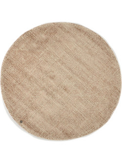 Tom Tailor Groovy Χειροποίητο Χαλί Στρογγυλό 140cm Unith 500 Brown