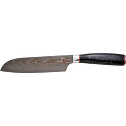 Bergner Mini Santoku Tetsu Μαχαίρι Santoku Δαμασκηνό Ατσάλι Επαγγελματικό 12.5cm
