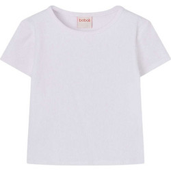 Boboli Παιδικό T-Shirt Κοντομάνικο Λευκό 493039-1100