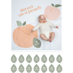 Lulujo Σεντόνι Φωτογράφισης για Κορίτσι Sweet As Peach Λευκό