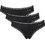 Sloggi Go Crush Mini Βαμβακερά Γυναικεία Slip Μαύρα 3Pack 10219685-0004