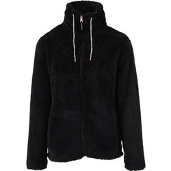 Brunotti Kyoto Γυναικεία Ζακέτα Fleece Μακριά με Φερμουάρ Μαύρη 1-2422240193-9999