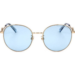 Marc Jacobs MARC631/G/S QWU Γυναικεία Γυαλιά Ηλίου Στρογγυλά Μεταλλικά Χρυσά με Μπλε Φακό