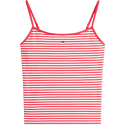 Tommy Hilfiger Γυναικείο Καλοκαιρινό Top Βαμβακερό Φούξια DW0DW20675-0EY