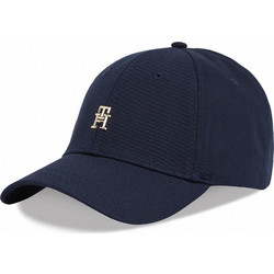 Tommy Hilfiger Καπέλο Jockey Υφασμάτινο Navy Μπλε AW0AW17128DW6