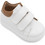Gorgino Βαπτιστικά Sneakers για Αγόρι Δερμάτινα Λευκά Ταμπά 3188