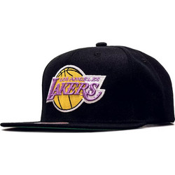 Mitchell & Ness Ανδρικό Καπέλο Jockey Snapback Υφασμάτινο Μαύρο HHSS2976-LALYYPPPBLCK