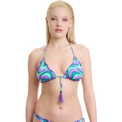 ERKA MARE Waves Bikini Top Τριγωνάκι Τιρκουάζ Λιλά 26700