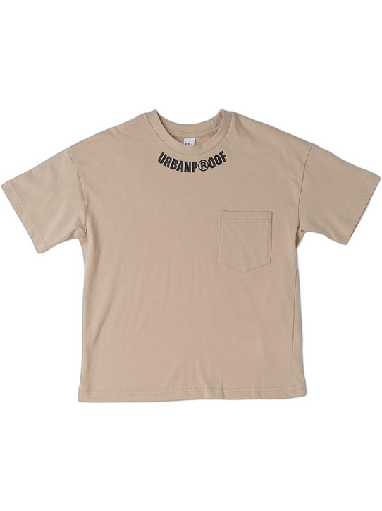 iDo Παιδικό T-Shirt Κοντομάνικο Μπεζ 4G639-0436
