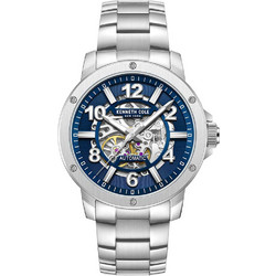 Kenneth Cole Ανδρικό Ρολόι Αυτόματο με Ασημί Μεταλλικό Μπρασελέ KCWGY0064002