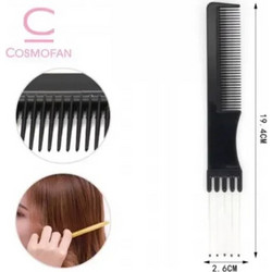 Cosmofan 98247 Επαγγελματική Χτένα Μαλλιών για Κρεπάρισμα Μαύρη