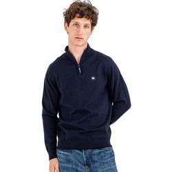 Weekend Offender Ανδρική Πλεκτή Μπλούζα με Φερμουάρ Navy Μπλε KWAW2311