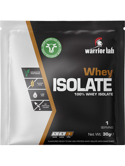 Warriorlab Whey Isolate Vanilla Πρωτεΐνη Ορού Γάλακτος Γράμμωσης Χωρίς Γλουτένη 30gr