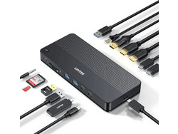 Unitek KVM Switch D1103A01 HDMI DisplayPort USB USB-C