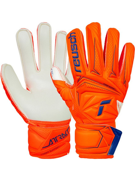 Reusch Attrakt Solid World Cup Παιδικά Γάντια Τερματοφύλακα Πορτοκαλί 5672516-2290