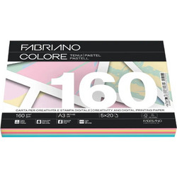 Fabriano Colore Mix Χαρτί Α4 160gr/m² 100 Φύλλα Πολύχρωμο 19919100815