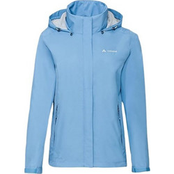 Vaude Γυναικείο Μπουφάν Softshell Μακρύ Αδιάβροχο Γαλάζιο 3895-803