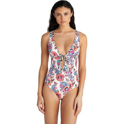BLU4U Floral Escape Ολόσωμο Μαγιό Floral Λευκό Μπλε Κόκκινο 26358310-06