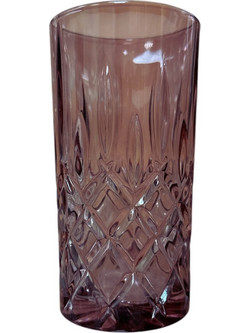 Crystal Bohemia Σετ Ποτήρια Νερού Γυάλινα Sheffield Violet Μωβ 380ml 6τμχ 0803257