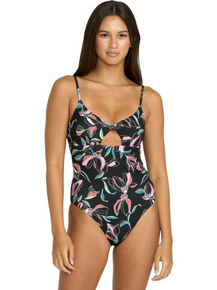 Volcom Bloom Twist Ολόσωμο Μαγιό Μαύρο Πολύχρωμο O3022504-MLT