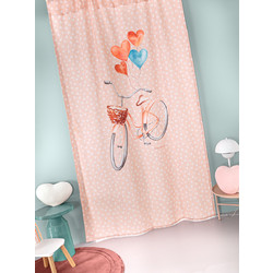 Guy Laroche Παιδική Κουρτίνα με Τρέσα 150x270 Amore Salmon