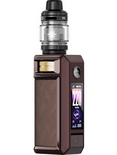 VooPoo Drag 6 Brown Ηλεκτρονικό Τσιγάρο Mod Kit 5ml με Ενσωματωμένη Μπαταρία