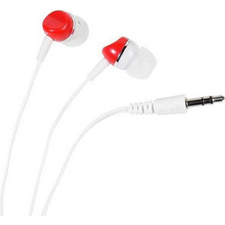 Vivanco SR3 Ακουστικά Ψείρες In-Ear Λευκά Κόκκινα
