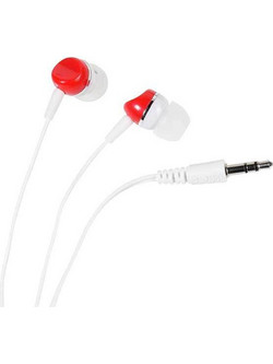 Vivanco SR3 Ακουστικά Ψείρες In-Ear Λευκά Κόκκινα