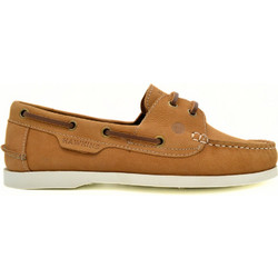 Hawkins Ανδρικά Μοκασίνια Boat Shoes Δερμάτινα Ταμπά 6418