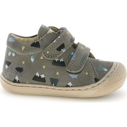 Naturino Παιδικά Μποτάκια Χακί Suede με Σκρατς 001-20129-04-RD0B02