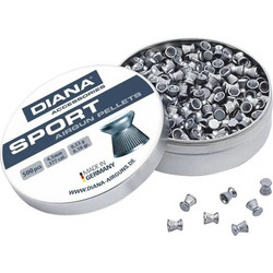Diana Sport Βολίδες Pellets Αεροβόλου 5.5mm Μολυβένιες 0.83g / 12.81gr 500τμχ