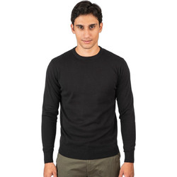 Double Ανδρικό Πουλόβερ Μαύρο 252KNIT-8019