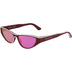 Longchamp LO761S 5615602 Γυναικεία Γυαλιά Ηλίου Cat Eye Κοκάλινα Μπορντό με Ροζ Φακό