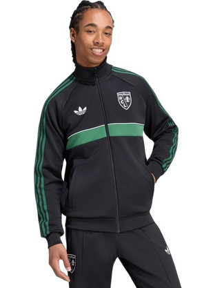 Adidas Ανδρική Ζακέτα Φούτερ με Φερμουάρ Μαύρη KQ8161