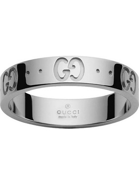 Gucci Icon Γυναικείο Δαχτυλίδι Βεράκι από Λευκόχρυσο 18K YBC073230002