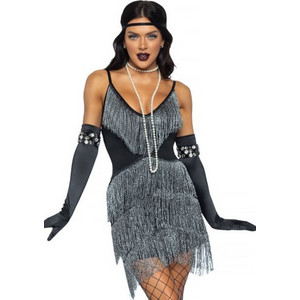 Leg Avenue Dazzling Flapper Sexy Στολή Μπλε LA86980
