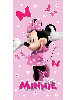 Dimcol Minnie 542 Παιδική Πετσέτα Θαλάσσης Microfiber Ροζ 70x140cm 54460912067