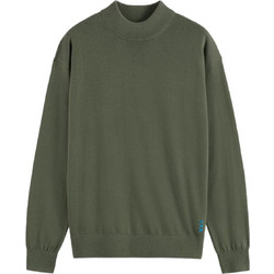 Scotch & Soda Ανδρικό Πουλόβερ Ζιβάγκο Χακί 181327-300
