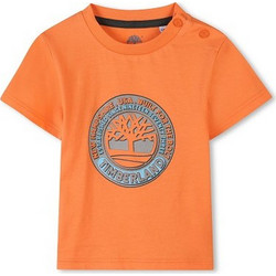 Timberland Παιδικό T-Shirt Κοντομάνικο Κοραλί T60508