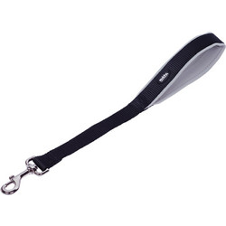 Nobby Hand Loop Classic Preno Λουρί Σκύλου 0.45m x 25mm Μαύρο Γκρι