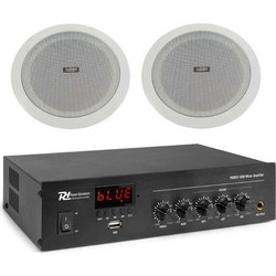Power Dynamics 2x BT-622 + PDM25 Σετ Παθητικά Ηχεία Οροφής 6W Λευκά